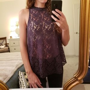 Sheer Lace Top